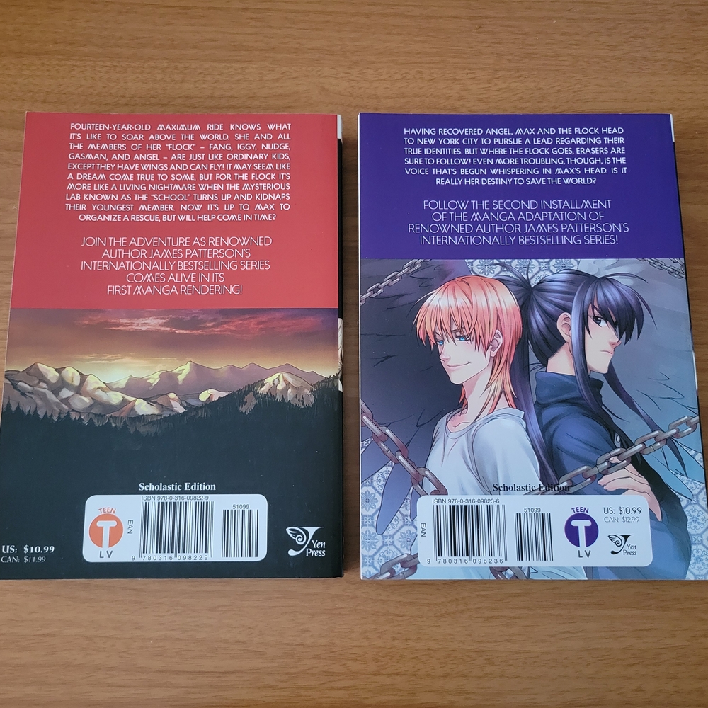 Maximum Ride Manga Volumes 1 and 2 - Picture 4 of 4